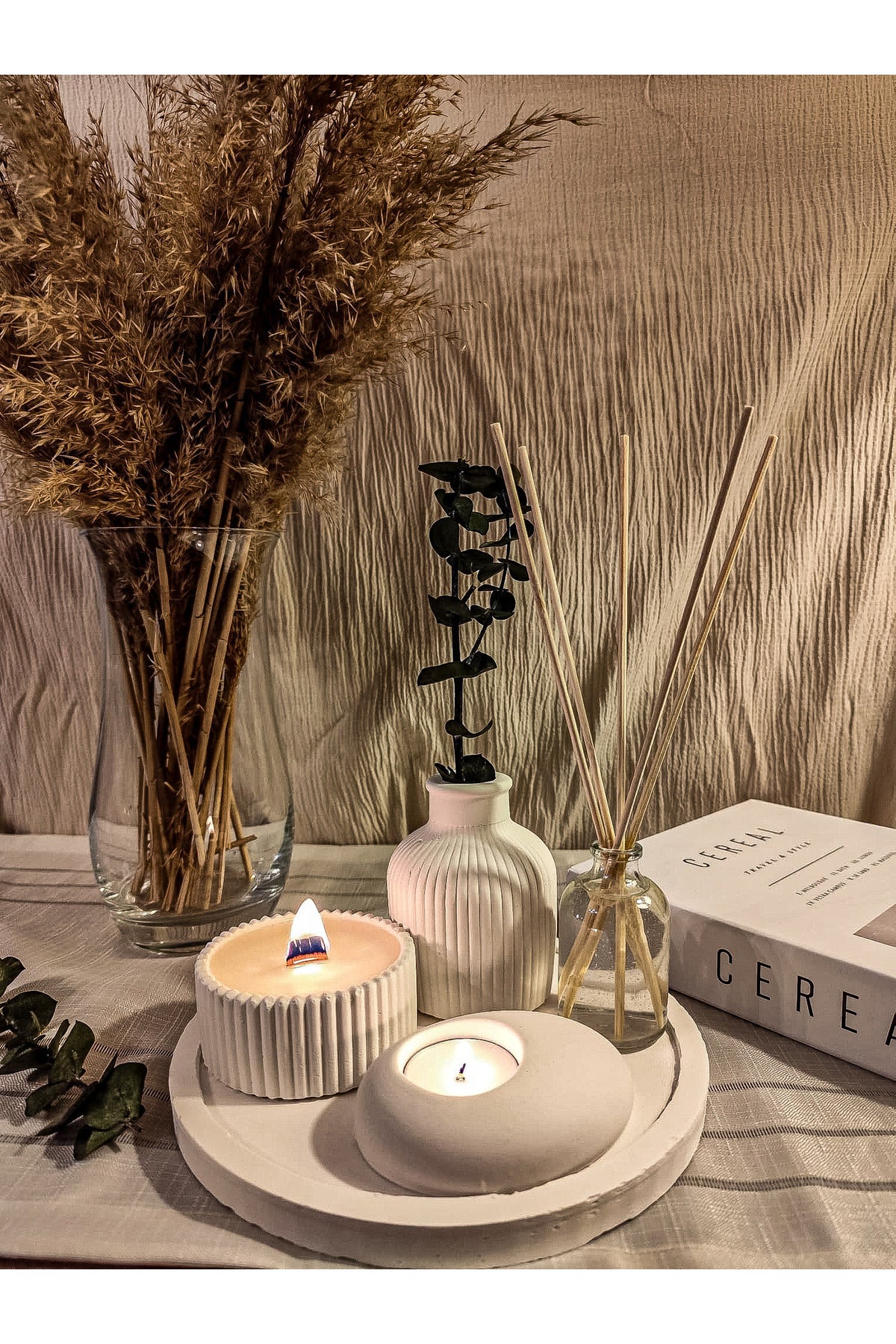 LIVAURIA Amber Rituals – Duftkerzenset aus Sojawachs